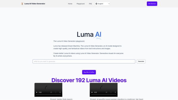 Luma AI Video Generator