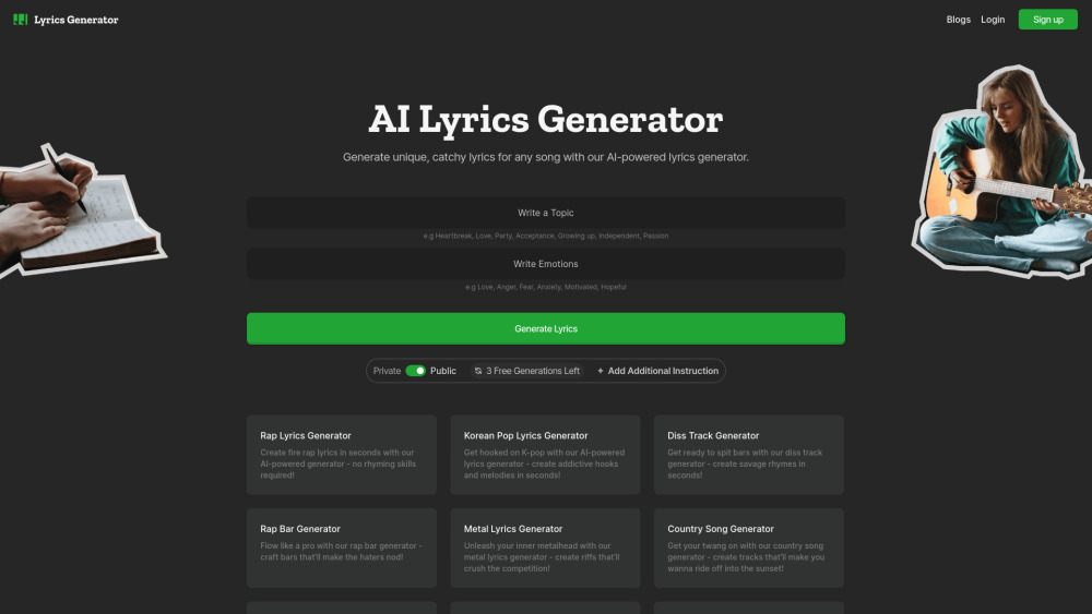 LyricsGenerator.com