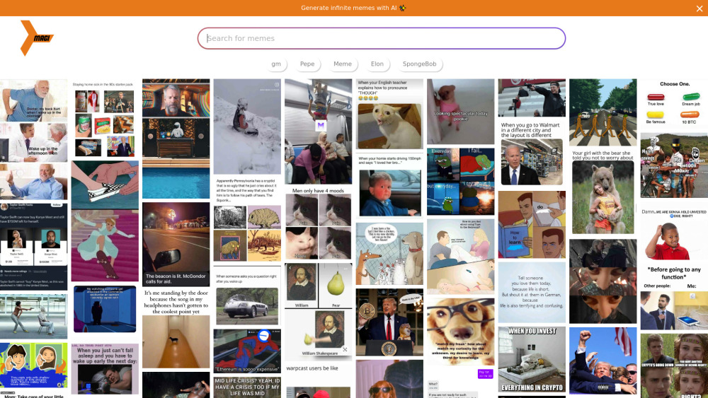 Magi - Meme search engine