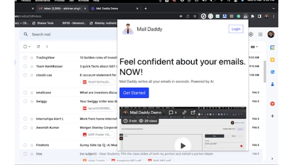 Mail Daddy - Chrome Extension