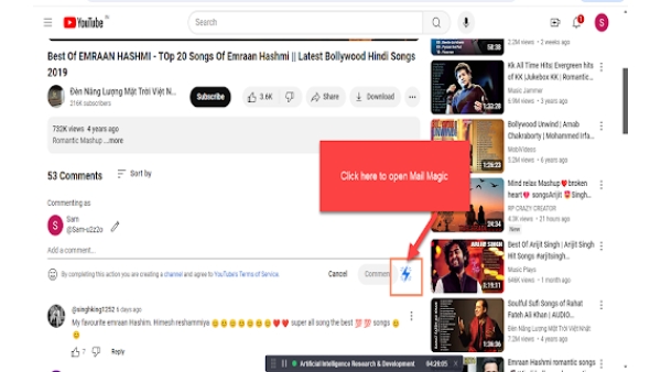 Mail Magic YouTube AI - Chrome Extension