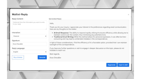 Mailixir - Chrome Extension