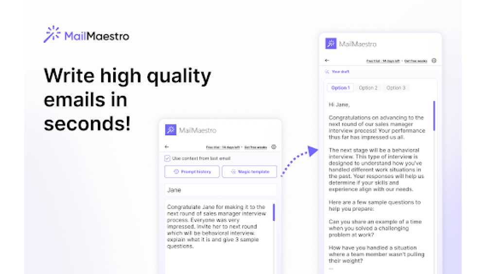 MailMaestro - Chrome Extension