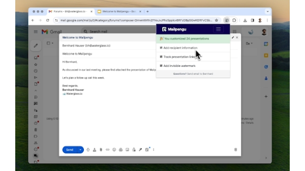 Mailpengu - Chrome Extension