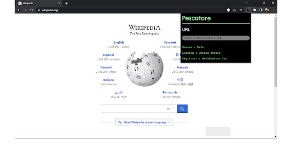 Malicious Website Detector Add-on - Chrome Extension
