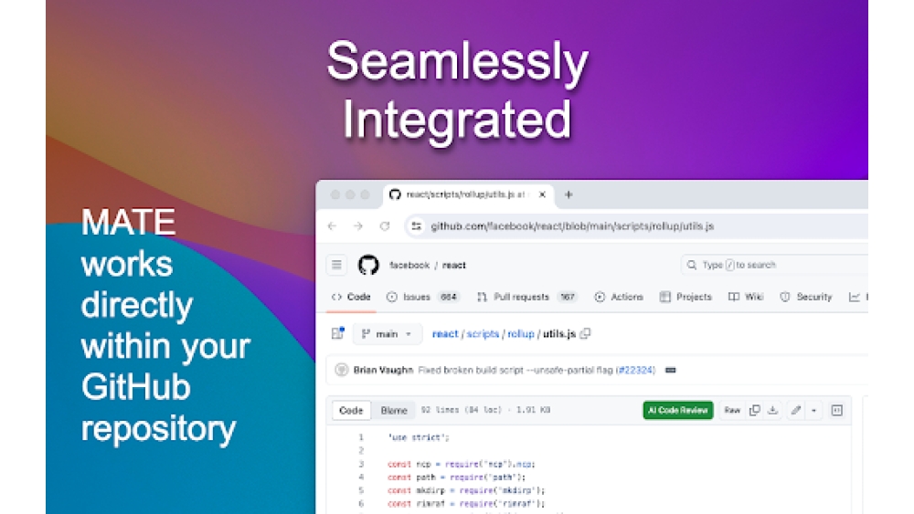 MATE: AI Code Review - Chrome Extension