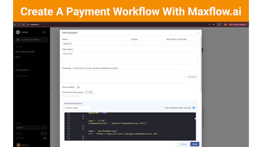 MaxGPT Web Automation Extension - Chrome Extension