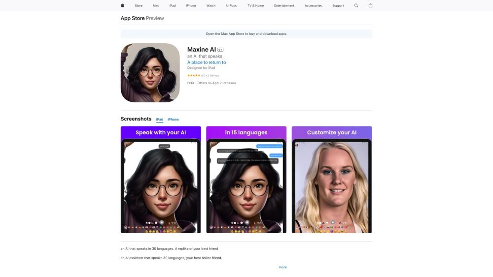Maxine: Character AI