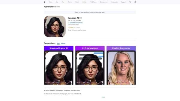 Maxine: Character AI