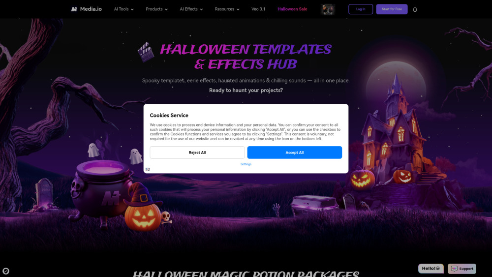 Media.io Halloween AI Generator