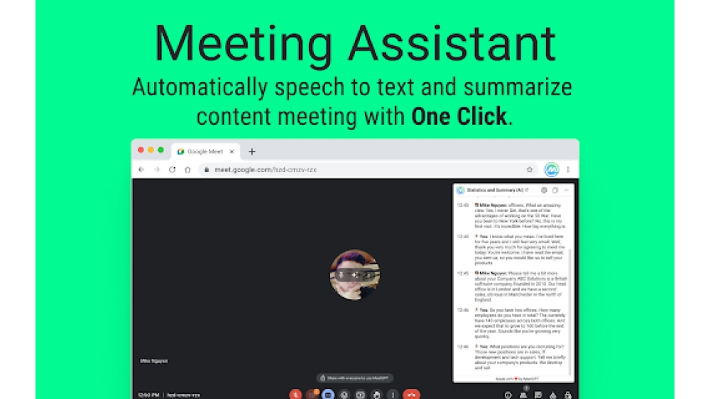 MeetGPT - Chrome Extension