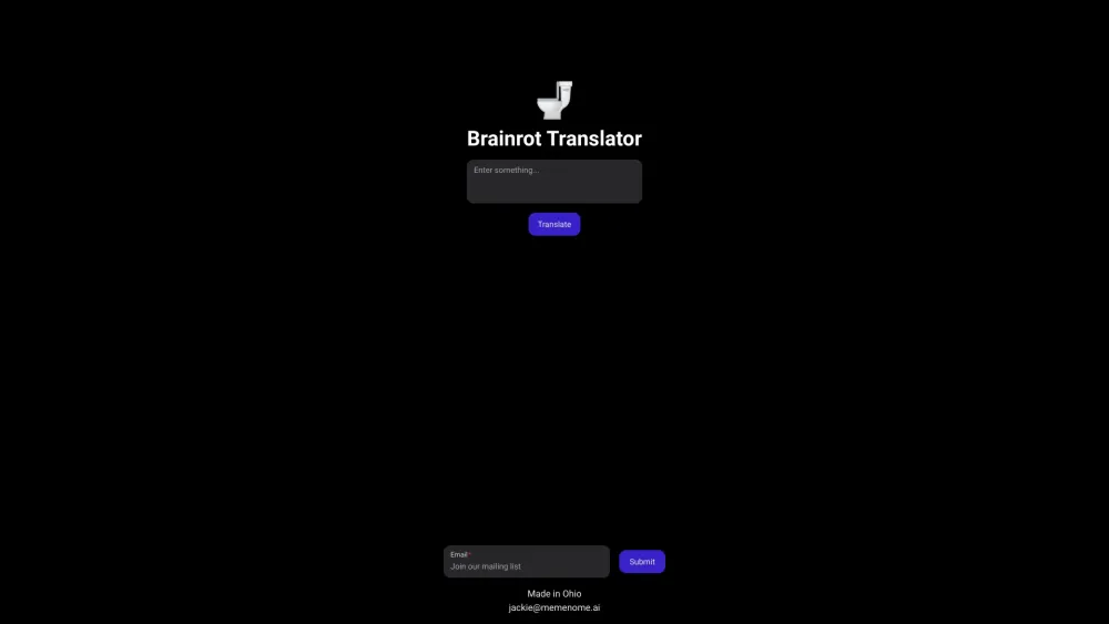Memenome Brainrot Translator