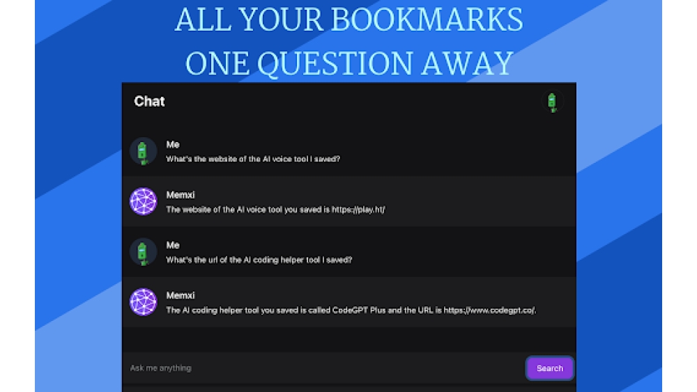 Memxi - Chrome Extension