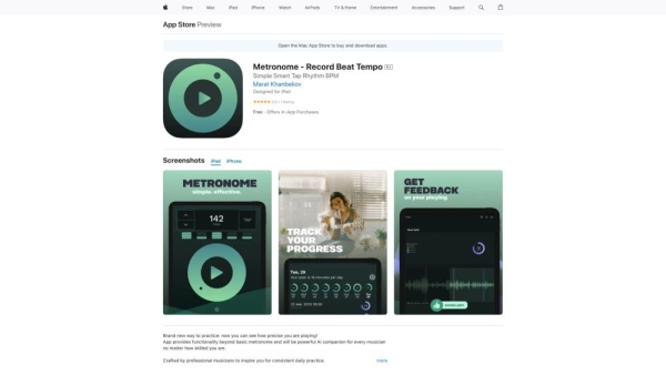 Metronome - Record Beat Tempo