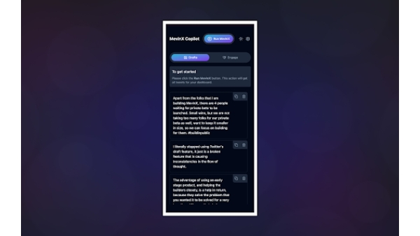 MevinX - Chrome Extension