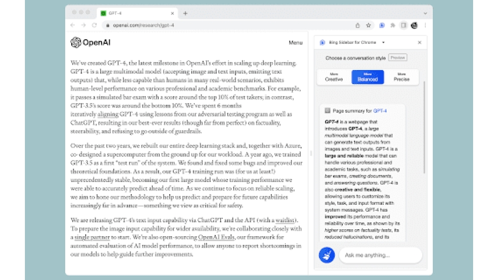 Microsoft Copilot in Chrome (via Extension) - Chrome Extension