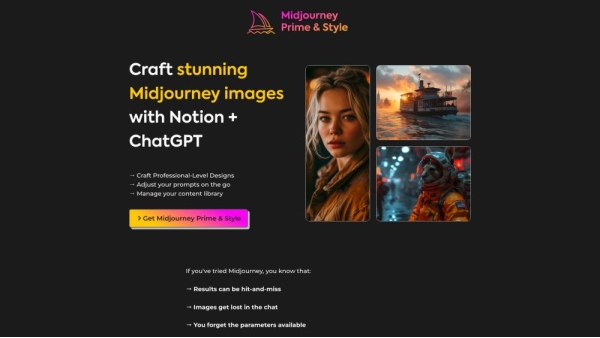 Midjourney Prime & Style for Notion