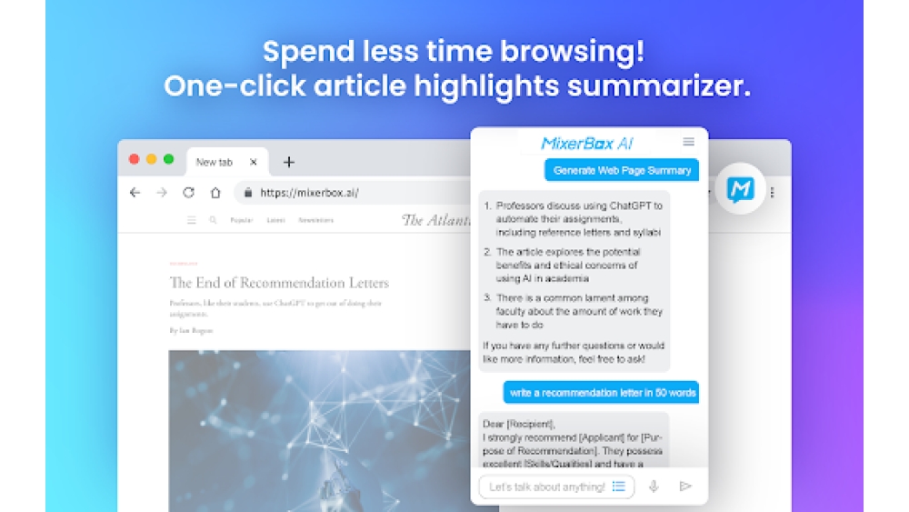 MixerBox AI - Chrome Extension