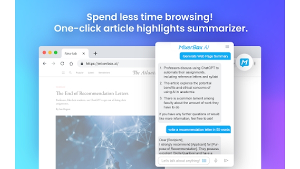 MixerBox AI - Chrome Extension