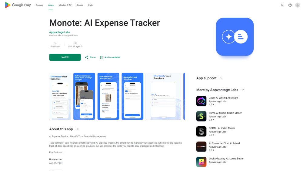 Monote: AI Expense Tracker
