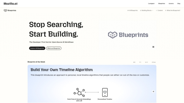 Mozilla.ai’s Blueprint Hub