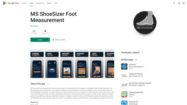 MS ShoeSizer Foot Measurement