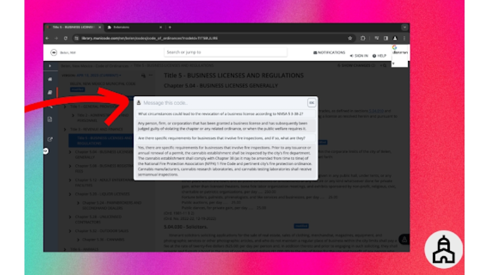 Municode.ai - Chrome Extension
