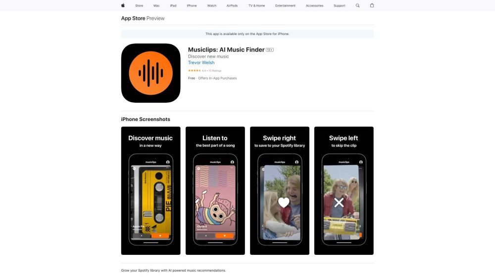 Musiclips for Spotify