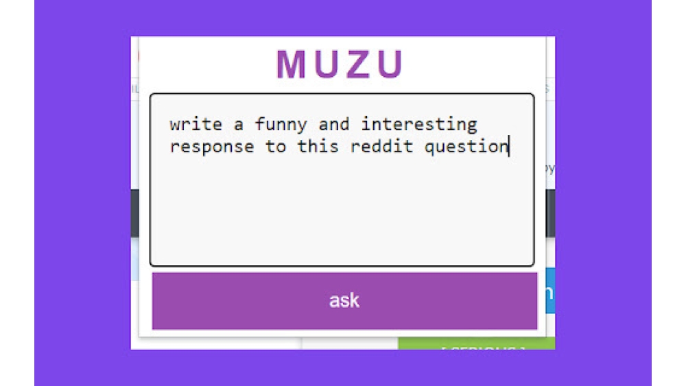 MUZU - Chrome Extension