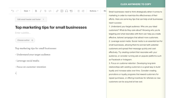 Narrative AI - Chrome Extension