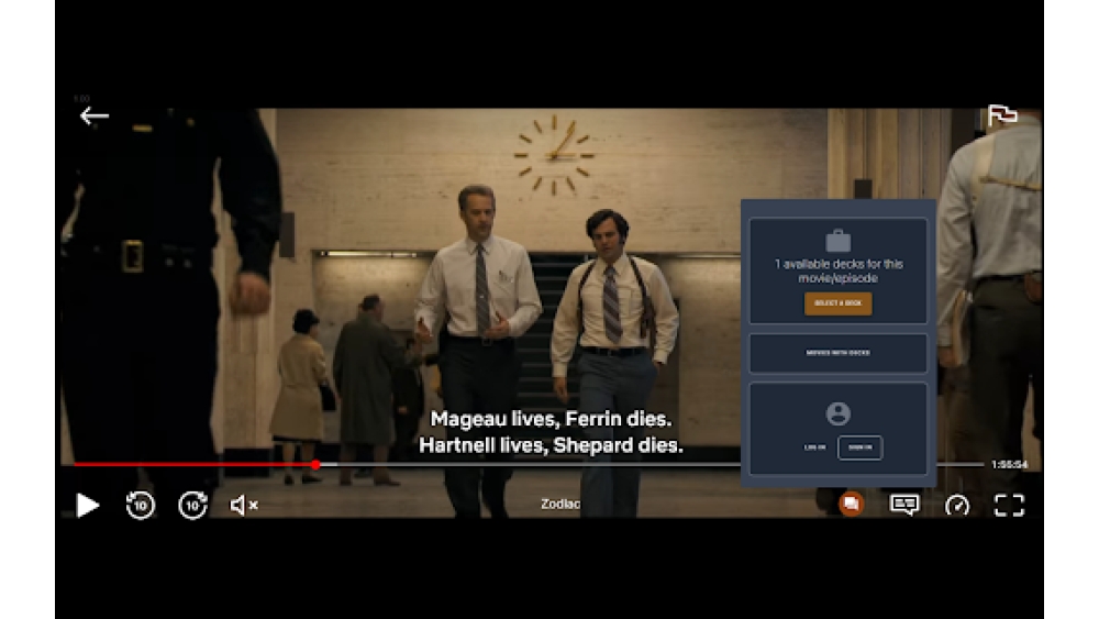 Netflix Overlay - Chrome Extension