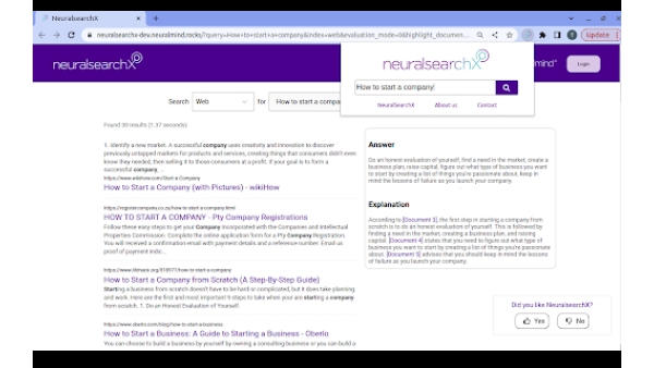 NeuralSearchX - Chrome Extension