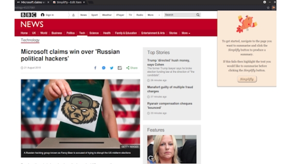 News Article Summarizer (Chrome Extension) - Chrome Extension