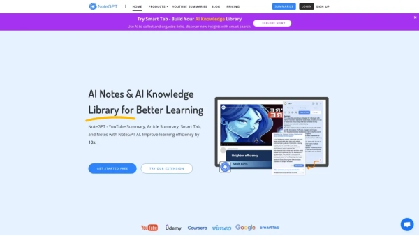 NoteGPT: Udemy Summary with ChatGPT & Notes - Chrome Extension