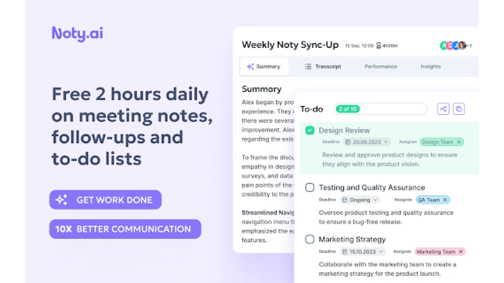 Noty.ai - Chrome Extension