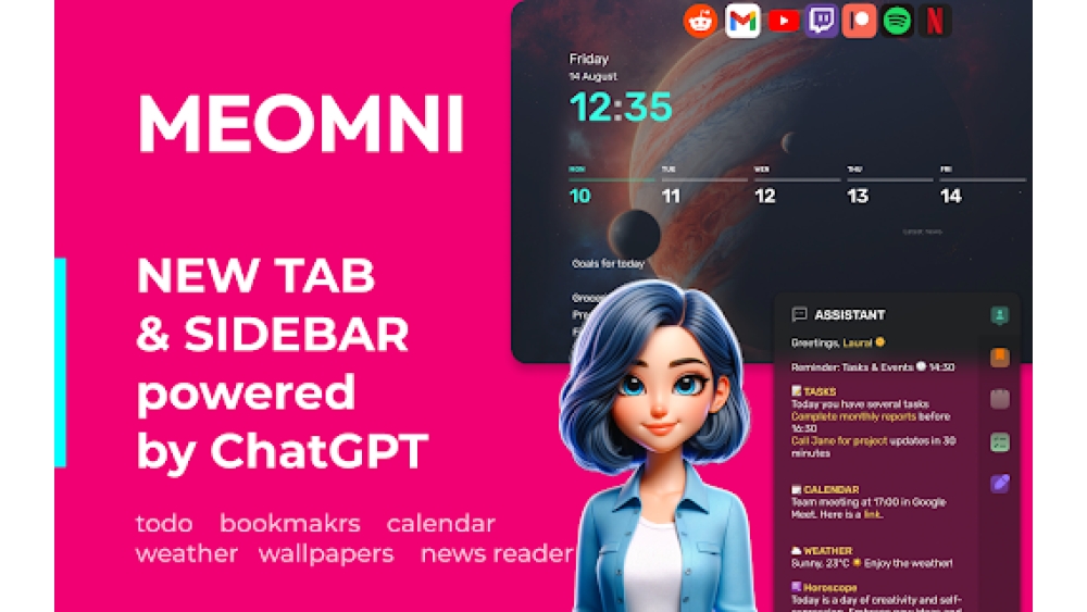 Nova Tab - Chrome Extension