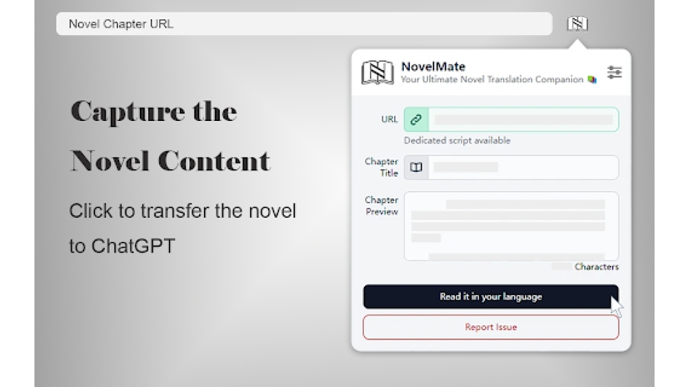 NovelMate - Chrome Extension