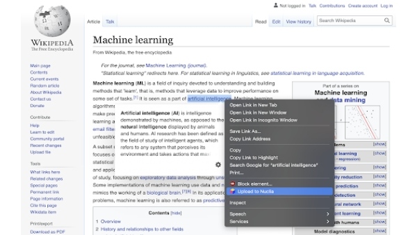 Nuclia Chrome Extension - Chrome Extension
