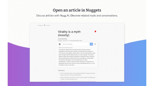 Nuggets - Chrome Extension