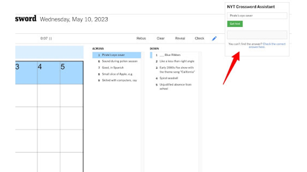 NYTCrosswordToday - Chrome Extension