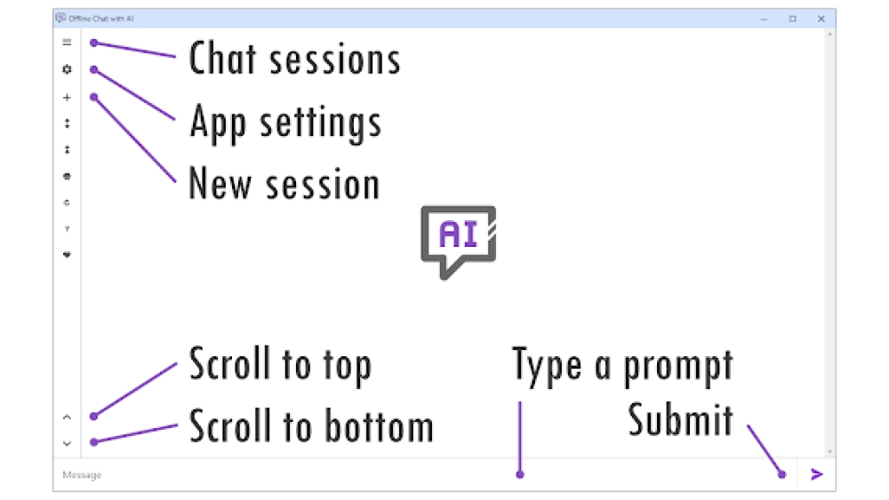 Offline Chat with AI - Chrome Extension