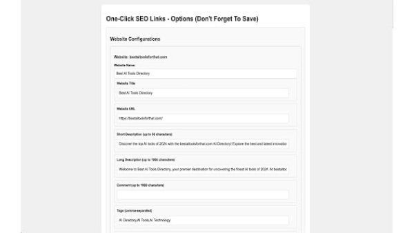 One-Click SEO Links Chrome Extension - Chrome Extension