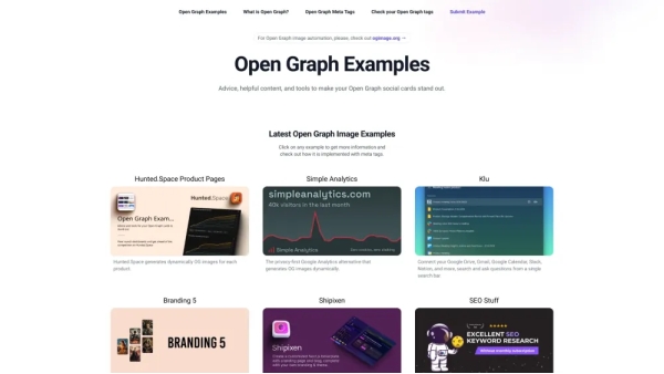 Open Graph Examples
