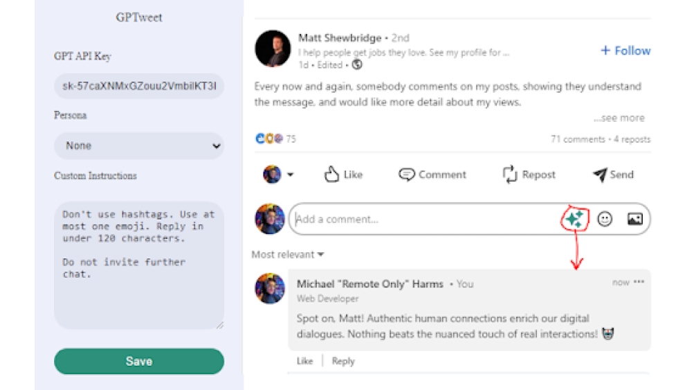 OpenRepli - Chrome Extension