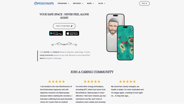OpenSynaps AI - Your safe place, never feel alone anymore