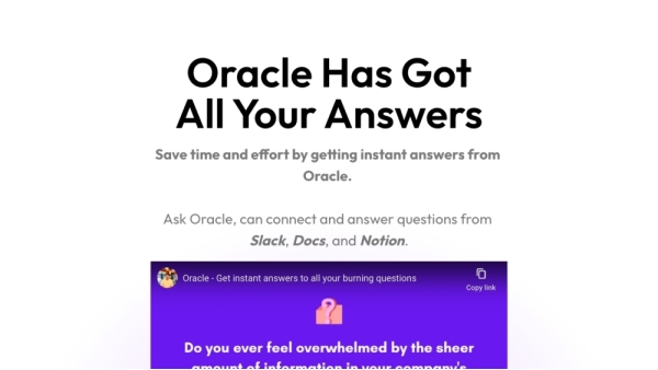 Oracle Ask