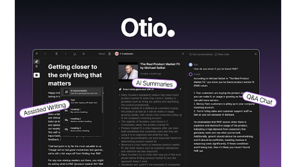 Otio - Chrome Extension