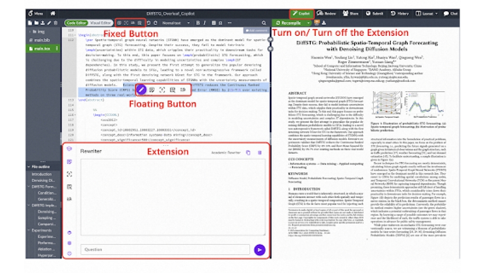 Overleaf ChatGPT Integration - Chrome Extension