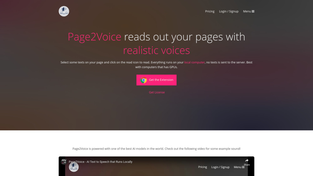Page2Voice