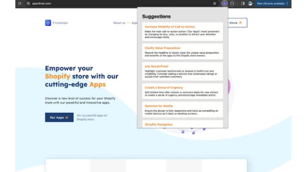 PageOptimizeAI - Chrome Extension